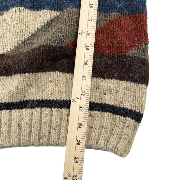 Vintage Duplex Designs Sweater M Acrylic Wool Blend Geometric Pattern - Picture 5 of 7
